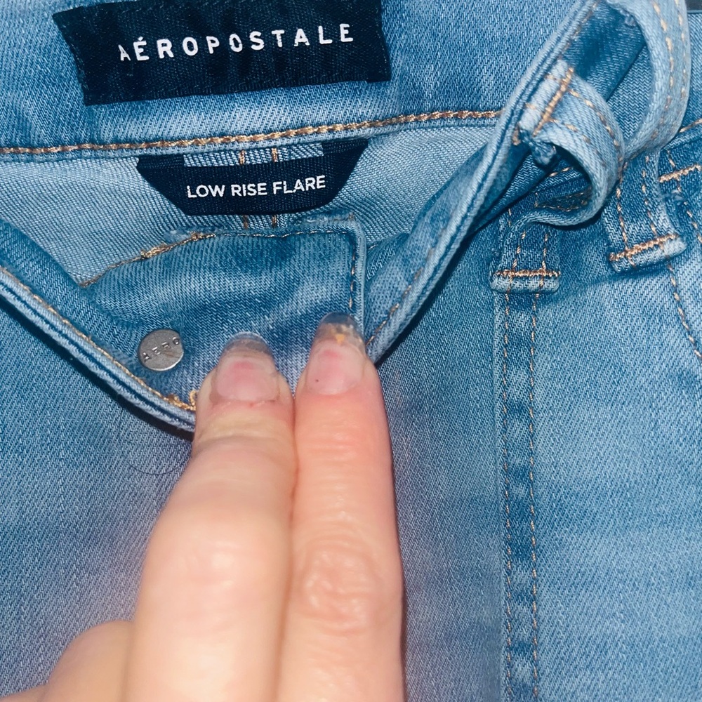WOMENS AEROPOSTALE FLARE LOW-RISE JEAN SIZE 10 - Picture 6 of 10